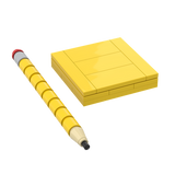 Buildable Notepad and Pencil- Custom Building Set