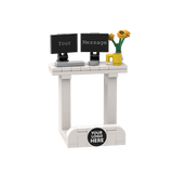 Computer Desk Business Card Holder - Custom Building Set