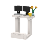 Computer Desk Business Card Holder - Custom Building Set