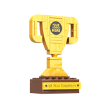 Excellence Award Trophy - Custom Building Set